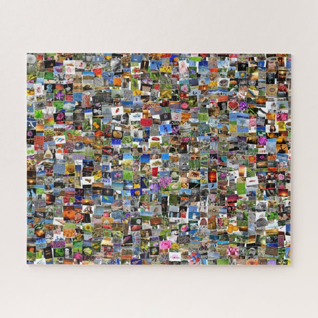 Puzzle Grande Collection Colorée Beaucoup D'Image Photos (Horizontal)