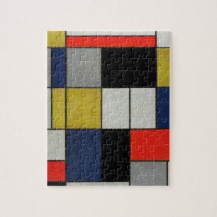 Puzzle Grande composition par Piet Mondrian
