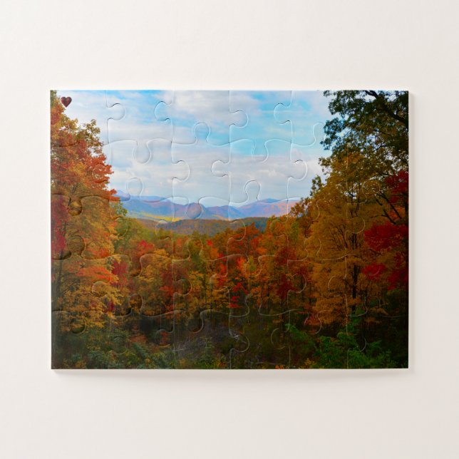 Puzzle Grande montagne fumée Tennessee (Horizontal)