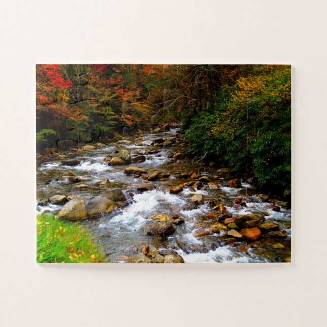 Puzzle Grande montagne fumée Tennessee (Horizontal)