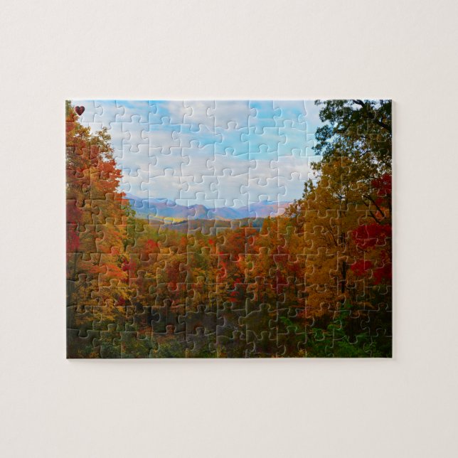 Puzzle Grande montagne fumée Tennessee (Horizontal)
