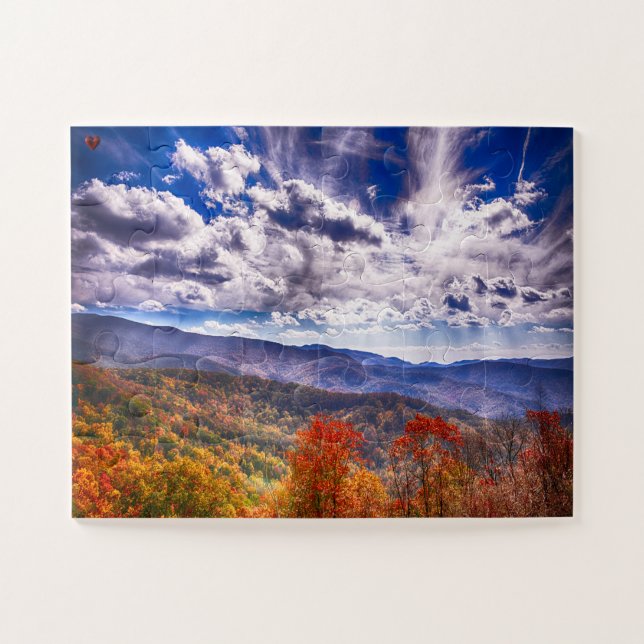 Puzzle Grande montagne fumée Tennessee (Horizontal)