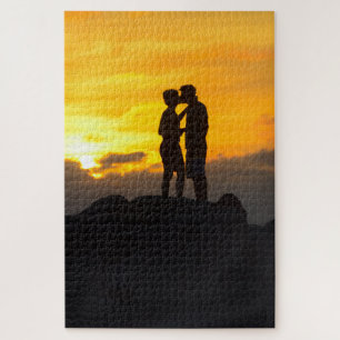 Puzzle Grande photo d'un couple qui s'embrasse à Key West