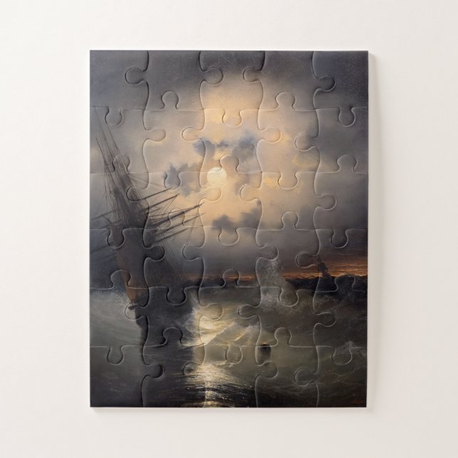 Puzzle Grande pièce d'art nautique accessible à poignée f (Vertical)
