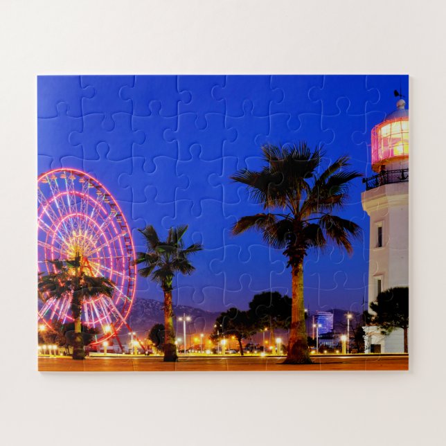 Puzzle Grande roue et phare (Horizontal)