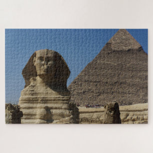Puzzle Grande Statue Sphinx Le Caire Pyramides Egypte Voy