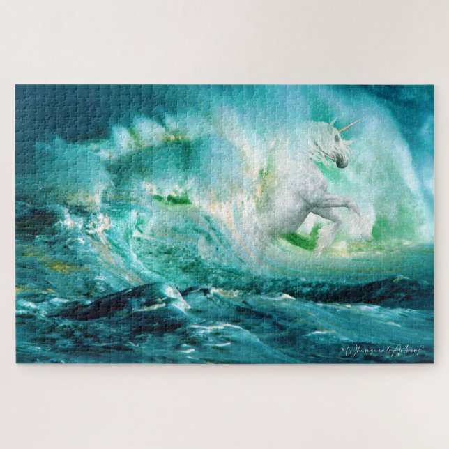 Puzzle Grande - Unicorne de la mer 2 (Horizontal)