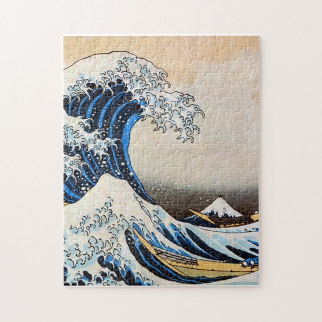 Puzzle Grande vague, Hokusai, Ukiyo-e (Vertical)
