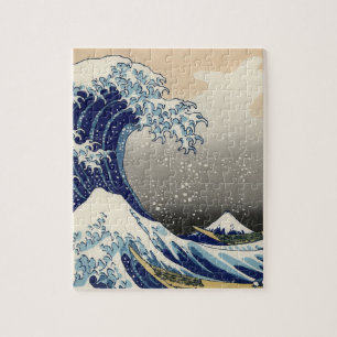 Puzzle Grande vague Kanagawa peinture japonaise