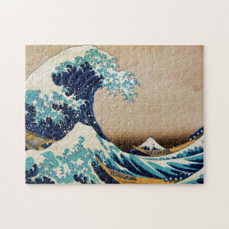 Puzzle Grande vague par Hokusai Vintage japonais