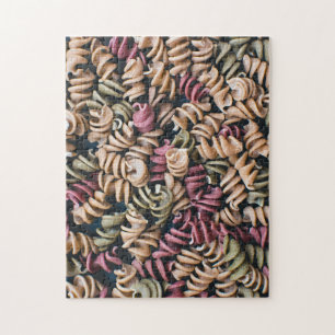 Puzzle Grandes pâtes colorées Fusilli