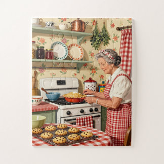 Puzzle Grandma's Kitchen for Seniors 30 Large Piece