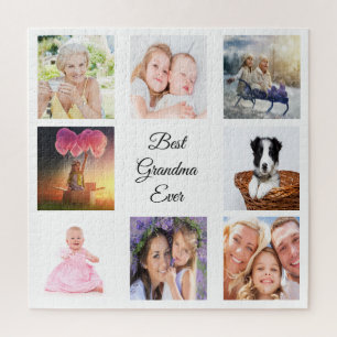 Puzzle Grandmother Photo collage best grandma ever