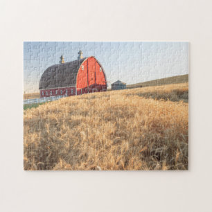 Puzzle Grange, champs de blé d'été près de Sprague, Est 1