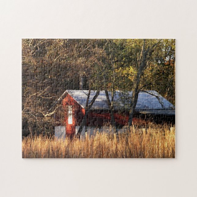 Puzzle Grange d'automne dans le centre du Maryland (Horizontal)