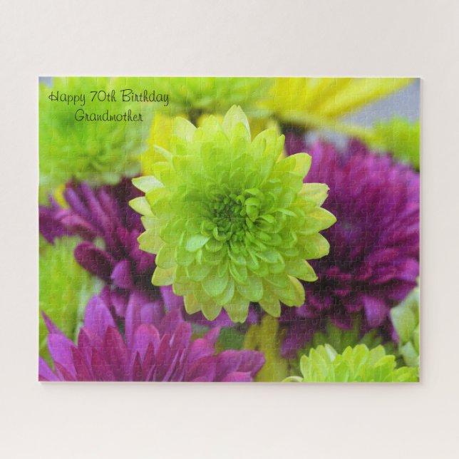 Puzzle Granny fête ses 70 ans. (Horizontal)