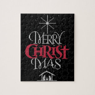 Puzzle Granny Knit Religieux Christian - Joyeux Noël