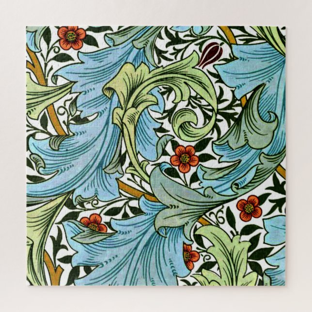 Puzzle Granville, vintage William Morris motif, (Vertical)