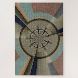 Puzzle Graphique d'art fractal de l'harmonie des couleurs
