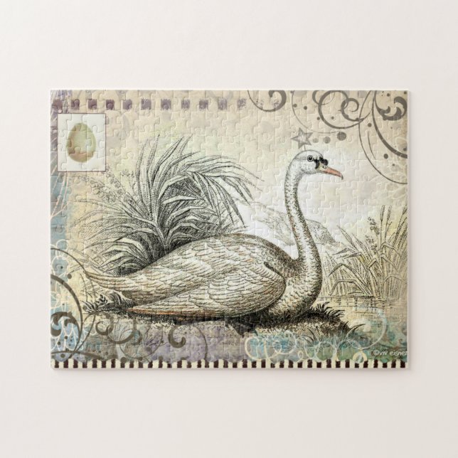 Puzzle Graphique de cygne (Horizontal)