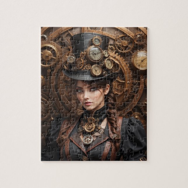 Puzzle Graphique inspiré Steampunk (Vertical)