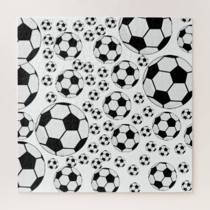 Puzzle Graphisme de ballon de football classique Fan de s