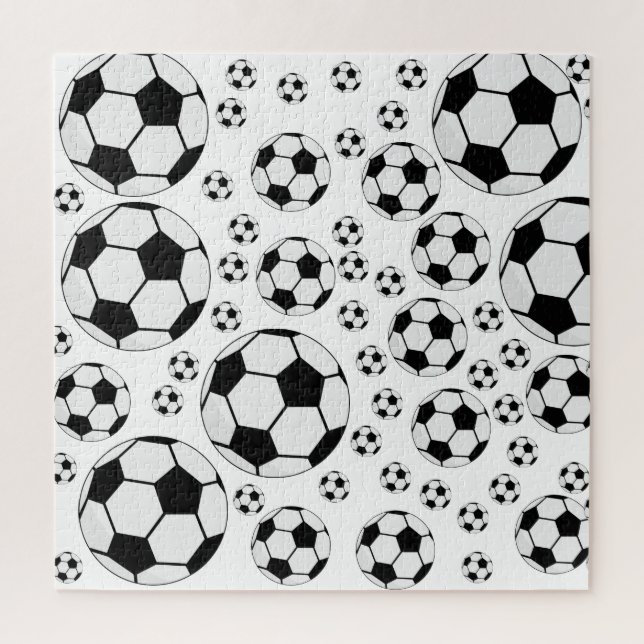 Puzzle Graphisme de ballon de football classique Fan de s (Vertical)