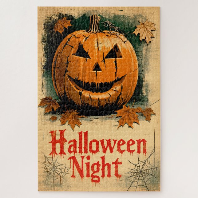 Puzzle Graphisme Halloween – Série inspirée des années 19 (Vertical)
