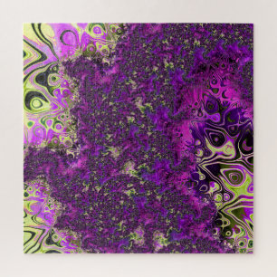 Puzzle Gras Colorful Trippy Super Funky Fractal Art
