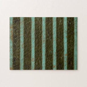 Puzzle Grate d'air turquoise contemporaine
