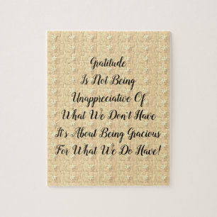 Puzzle Gratitude Abstraite de la floraison blanche