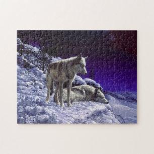 Puzzle Gray Wolves