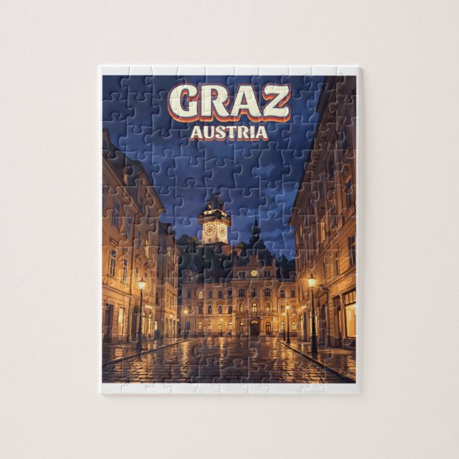 Puzzle Graz Autriche (Vertical)