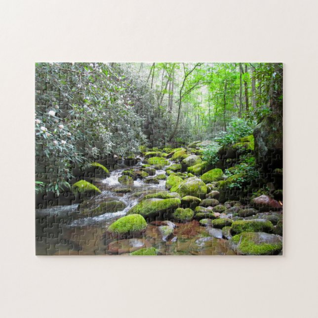Puzzle Great Creek  Smoky Mountains. (Horizontal)