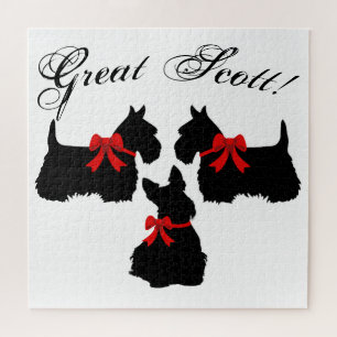 Puzzle "Great Scott !", Scottish Terrier dog/Scotland dog