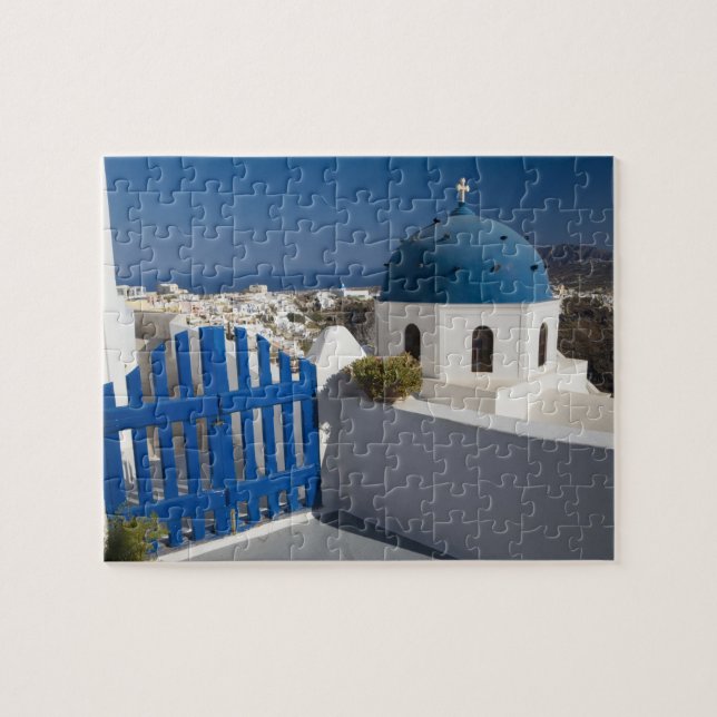 Puzzle Grèce et île grecque de Santorin depuis le (Horizontal)