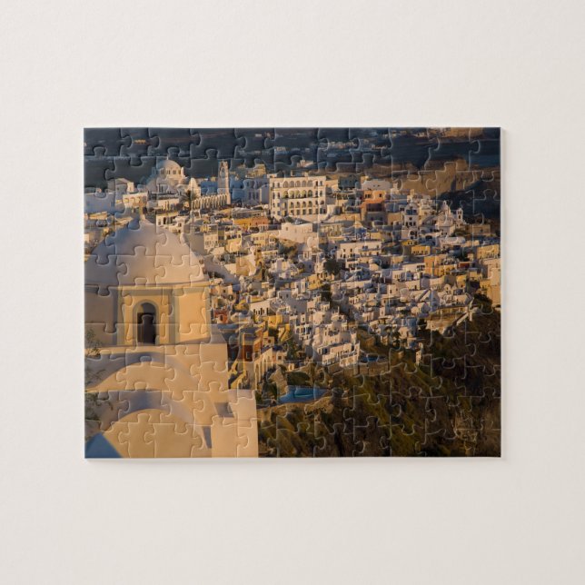 Puzzle Grèce et île grecque de Santorin ville de (Horizontal)