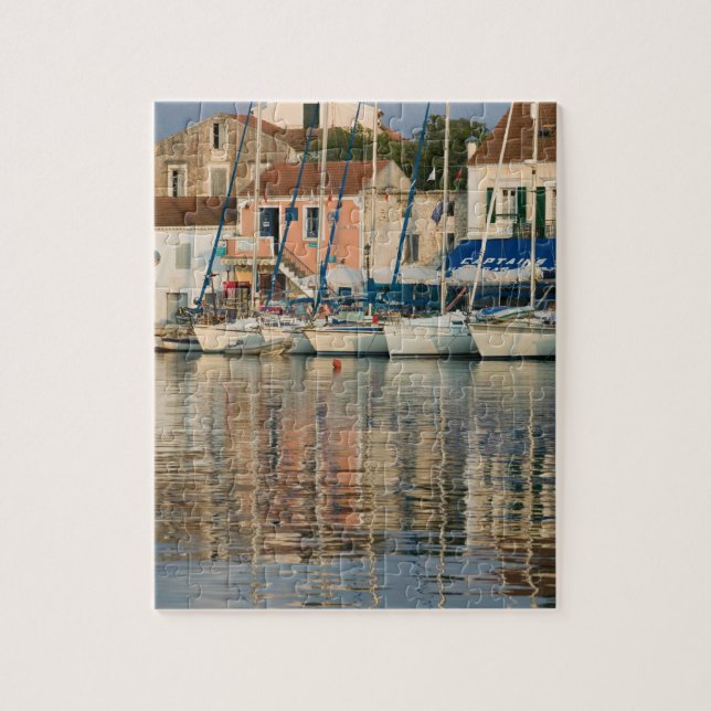 Puzzle GRÈCE, Îles ioniennes, KEFALONIA, Fiskardo: (Vertical)