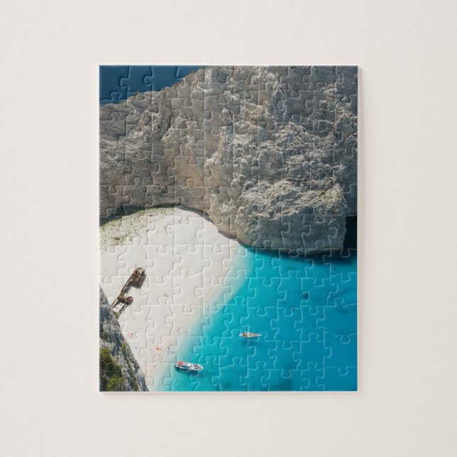 Puzzle GRÈCE, Îles ioniennes, ZAKYNTHOS, ÉPAVE (Vertical)