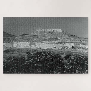 Puzzle Grèce vintage Athènes Mycènes vue d'ensemble de l'