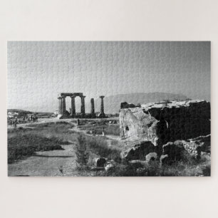 Puzzle Grèce vintage Corinth antique temple d'Apollon
