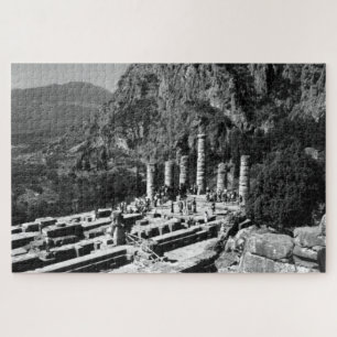 Puzzle Grèce vintage temple d'Apollon Delphes