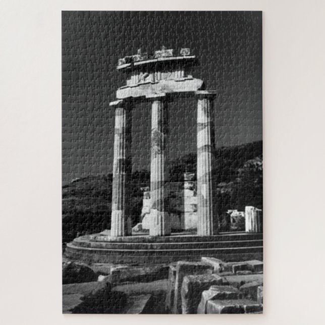 Puzzle Grèce vintage temple d'Athènes Tholos Sanctuaire (Vertical)
