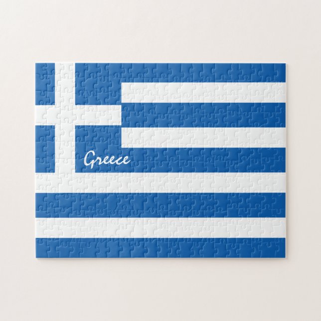 Puzzle Greek flag & Patriots (Horizontal)
