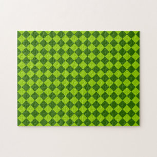 Puzzle Green Combination Diamond Motif par STaylor