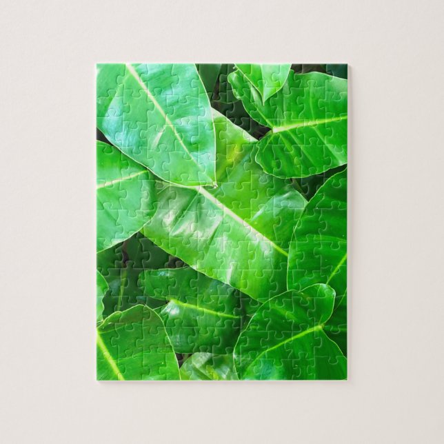 Puzzle Green feuille Palm Leaf feuillage tropical jungle (Vertical)