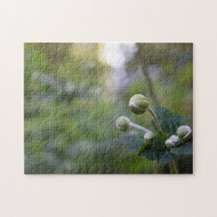 Puzzle Green Flower Bud Jardin Nature Photographie Floral