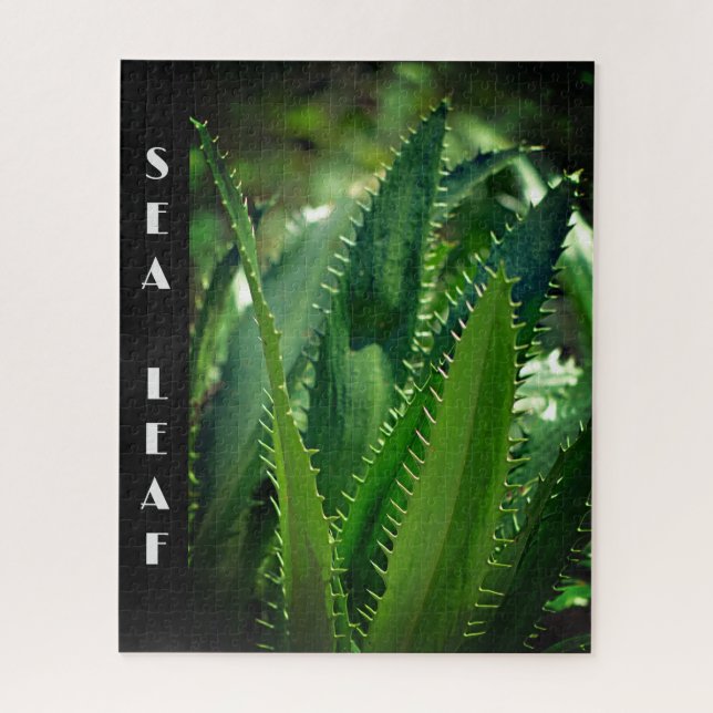 Puzzle Green Sea Leaf Garden Plant (Vertical)