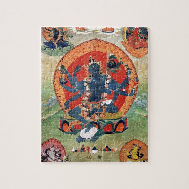 Puzzle Green Tara Goddess (Vertical)