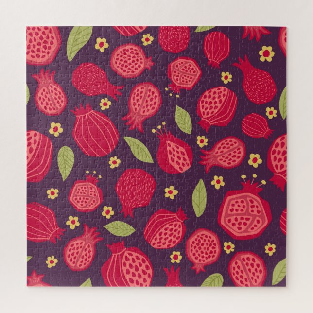 Puzzle Grenades juteuses : illustration vintage. (Vertical)